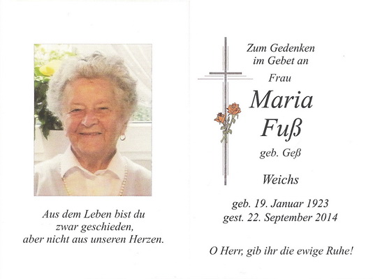 Maria Fu Weichs