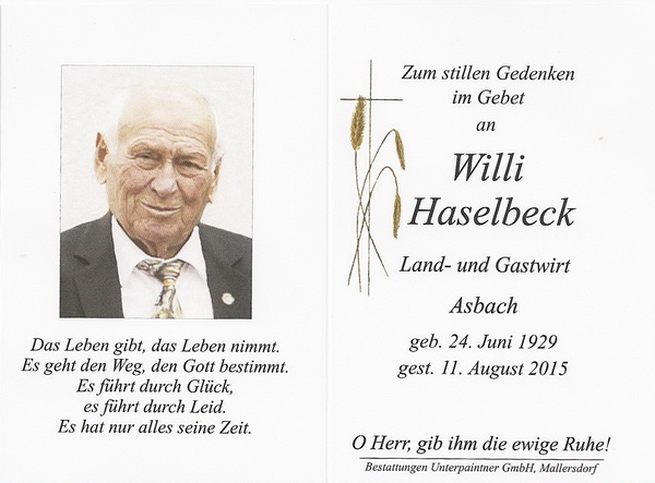 Familie Haselbeck Asbach