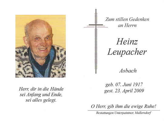 Heinz Leupacher Asbach