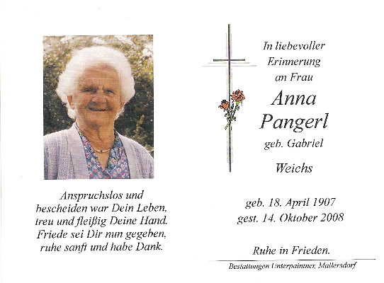 Anna Pangerl Weichs